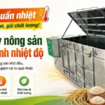 Máy sấy nông sản điều chỉnh nhiệt độ giúp tránh hư mẻ sấy do quá nhiệt Máy sấy nông sản điều chỉnh nhiệt độ