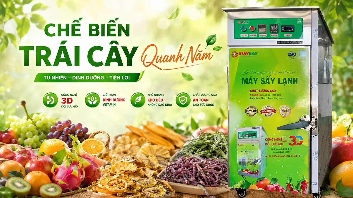 Làm sao để chế biến trái cây quanh năm mà không lo áp lực tiêu thụ mùa vụ?