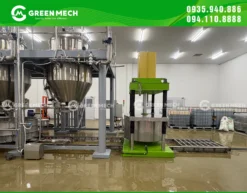 Buồng ép 1.100 L, lực ép linh hoạt 10–20 tấn