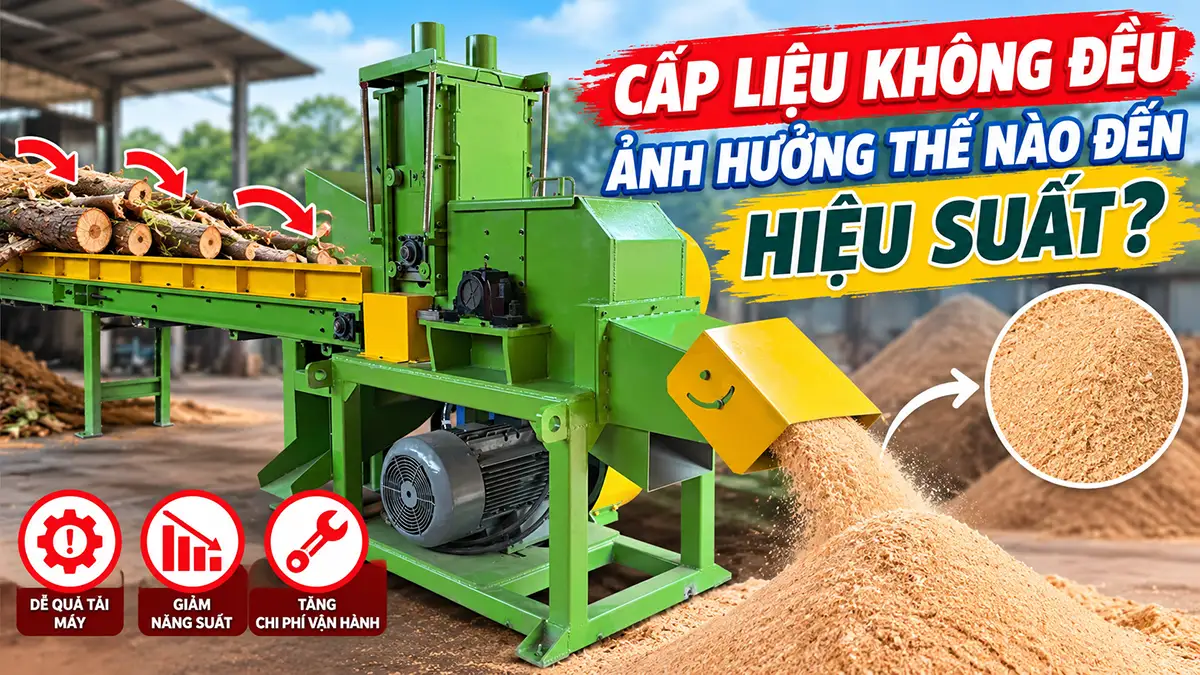 Cấp liệu không đều ảnh hưởng hiệu suất nghiền thế nào?